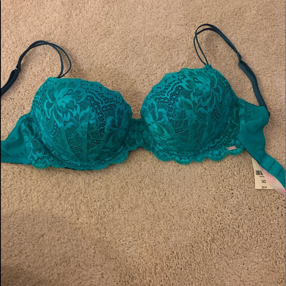 Pink Victoria’s Secret Date Push Up Bra